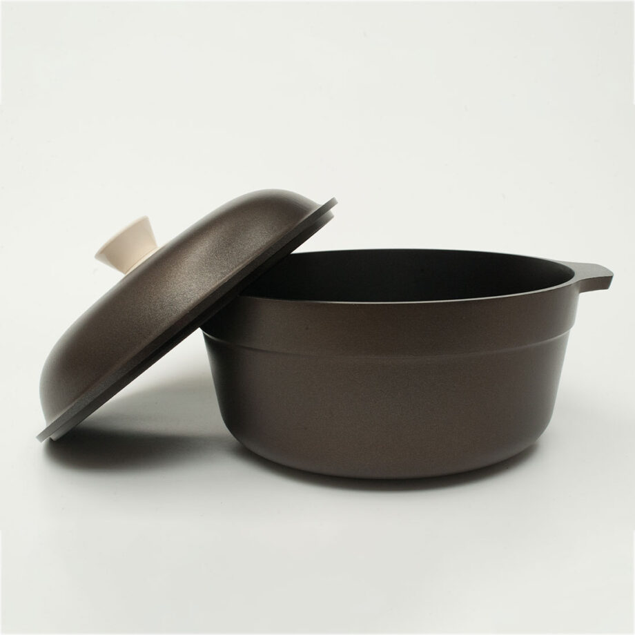 Set Ideal: Cacerola Grande, Sartén Grande y Cacerola Mediana con mango