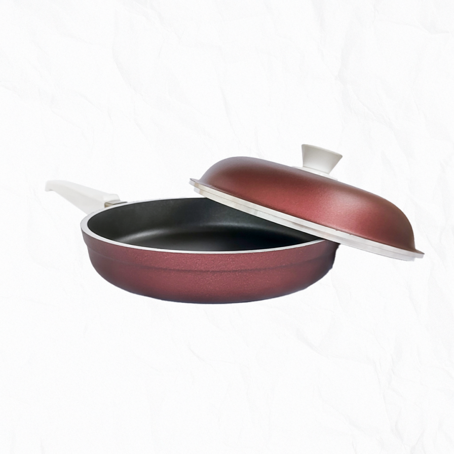 Set Ideal: Cacerola Grande, Sartén Grande y Cacerola Mediana con mango