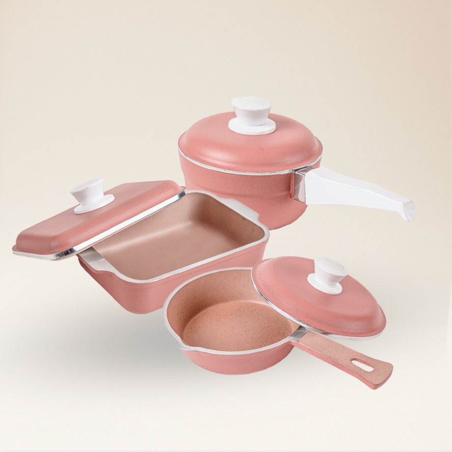 Le Petit Set: Mini Rotisserie + Mini Sartén + Cacerola Chica - KG