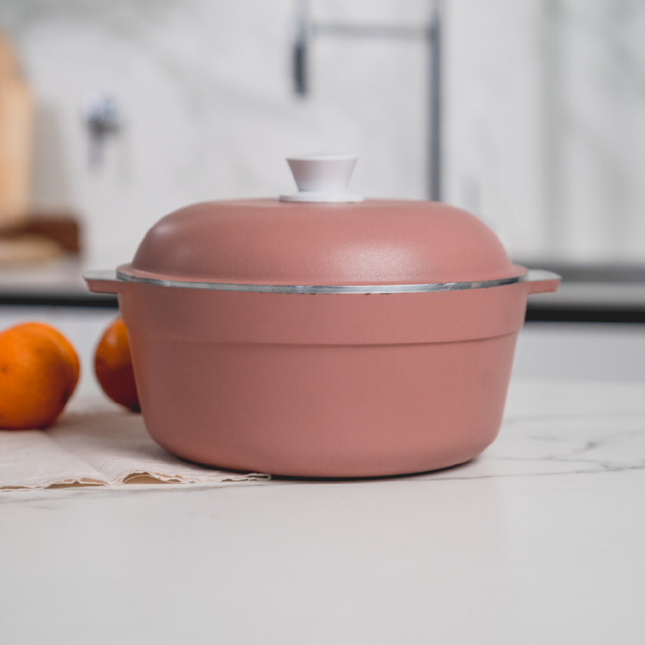 Set Ideal: Cacerola Grande, Sartén Grande y Cacerola Mediana con mango