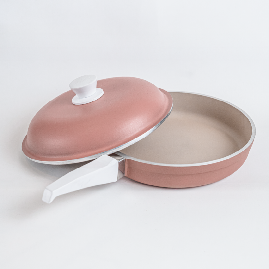 Set Ideal: Cacerola Grande, Sartén Grande y Cacerola Mediana con mango - KG