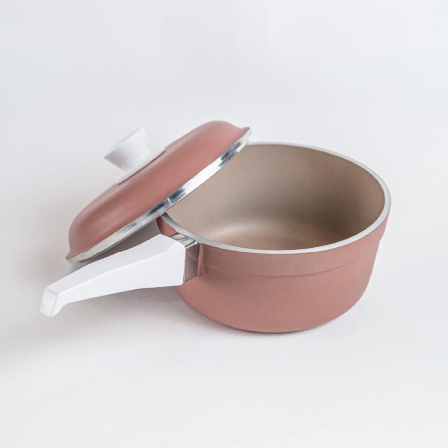 Set Ideal: Cacerola Grande, Sartén Grande y Cacerola Mediana con mango - KG